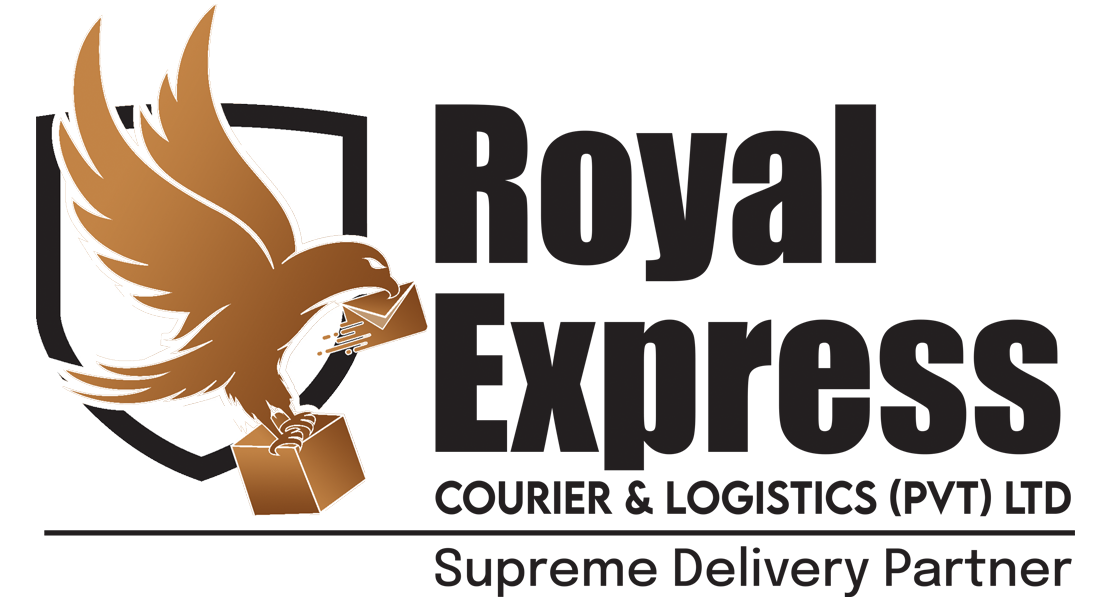 Royal Express courier logo